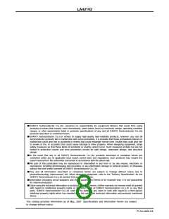 浏览型号LA42102的Datasheet PDF文件第8页