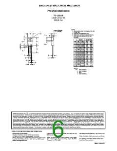 浏览型号MAC12HCDG的Datasheet PDF文件第6页