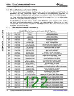 浏览型号OMAP-L137的Datasheet PDF文件第122页