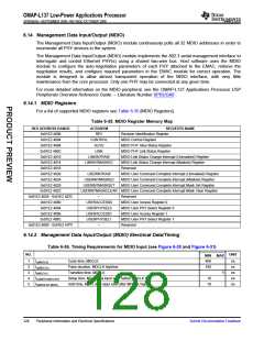 浏览型号OMAP-L137的Datasheet PDF文件第128页