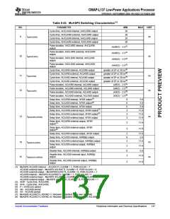 浏览型号OMAP-L137的Datasheet PDF文件第137页