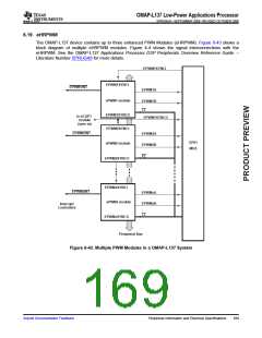 浏览型号OMAP-L137的Datasheet PDF文件第169页