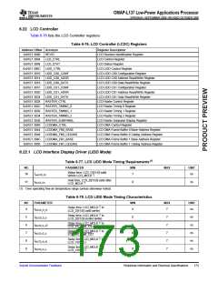 浏览型号OMAP-L137的Datasheet PDF文件第173页