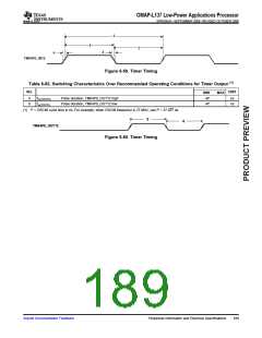 浏览型号OMAP-L137的Datasheet PDF文件第189页