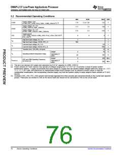 浏览型号OMAP-L137的Datasheet PDF文件第76页
