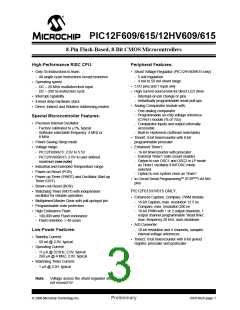 浏览型号PIC12F615-I/SN的Datasheet PDF文件第3页