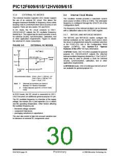 浏览型号PIC12F615-I/SN的Datasheet PDF文件第30页