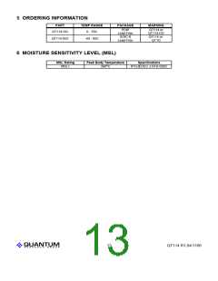 浏览型号QT1G的Datasheet PDF文件第13页