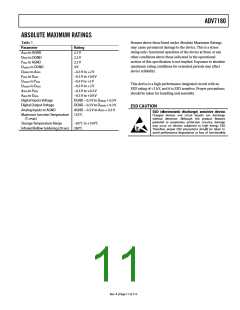 浏览型号ADV7180BSTZ的Datasheet PDF文件第11页