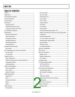 浏览型号ADV7180BCPZ的Datasheet PDF文件第2页