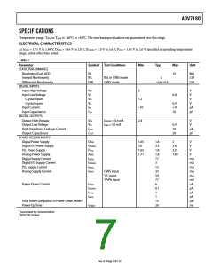 浏览型号ADV7180BCPZ的Datasheet PDF文件第7页
