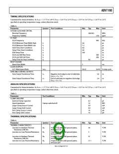 浏览型号ADV7180BSTZ的Datasheet PDF文件第9页