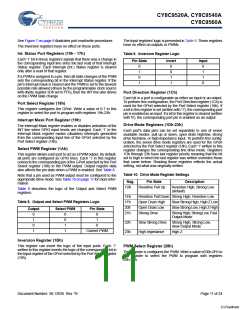 浏览型号CY8C9540A-24PVXI的Datasheet PDF文件第11页