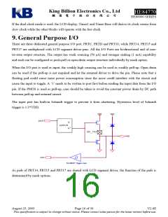 浏览型号HE84770的Datasheet PDF文件第16页