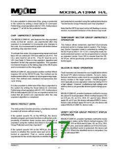 浏览型号MX29VL033MTMI-70G的Datasheet PDF文件第17页