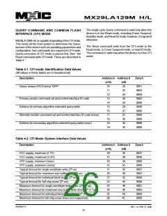 浏览型号MX29VL033MTMI-70G的Datasheet PDF文件第26页