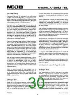 浏览型号MX29VL033MTMI-70G的Datasheet PDF文件第30页
