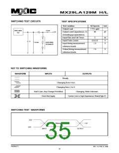 浏览型号MX29VL033MTMI-70G的Datasheet PDF文件第35页