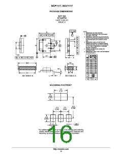 浏览型号NCP1117ST50T3G的Datasheet PDF文件第16页