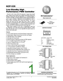 浏览型号NCP1239的Datasheet PDF文件第1页