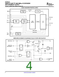 浏览型号PCF8575的Datasheet PDF文件第4页