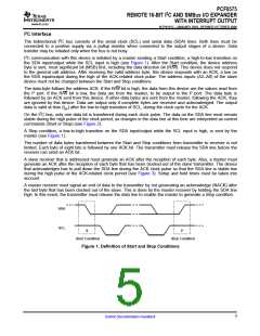 浏览型号PCF8575的Datasheet PDF文件第5页