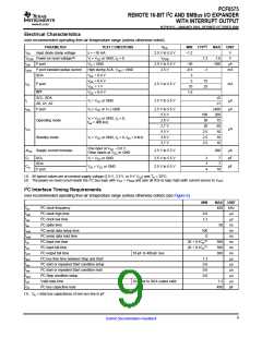 浏览型号PCF8575PWR的Datasheet PDF文件第9页