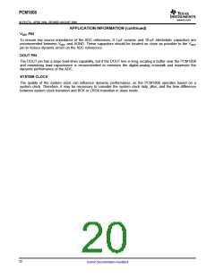 浏览型号PCM1808的Datasheet PDF文件第20页