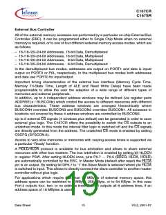 浏览型号SAK-C167CR-LM的Datasheet PDF文件第19页