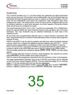 浏览型号SAK-C167CR-LM的Datasheet PDF文件第35页