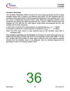 浏览型号SAK-C167CR-LM的Datasheet PDF文件第36页