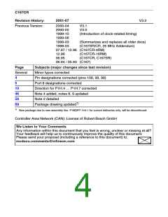 浏览型号SAK-C167CR-LM的Datasheet PDF文件第4页