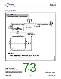 浏览型号SAK-C167CR-LM的Datasheet PDF文件第73页