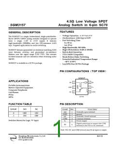 浏览型号SGM3157的Datasheet PDF文件第1页