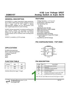 浏览型号SGM3157YC6/TR的Datasheet PDF文件第1页