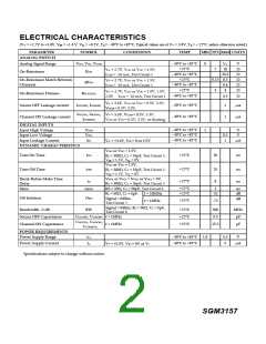 浏览型号SGM3157YC6/TR的Datasheet PDF文件第2页