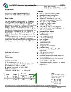 浏览型号SM5964_06的Datasheet PDF文件第1页