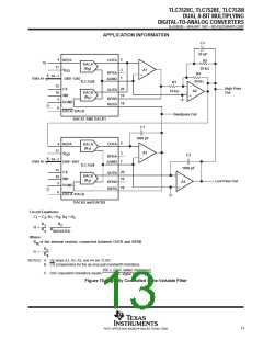 浏览型号TLC7528CN的Datasheet PDF文件第13页