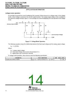 浏览型号TLC7528CN的Datasheet PDF文件第14页