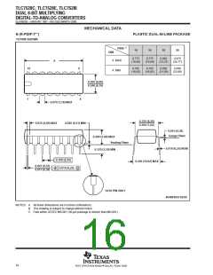 浏览型号TLC7528CN的Datasheet PDF文件第16页