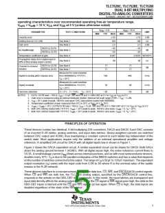 浏览型号TLC7528CN的Datasheet PDF文件第5页