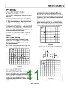 浏览型号AD8616ARZ的Datasheet PDF文件第11页