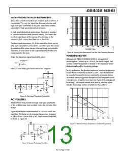 浏览型号AD8616ARZ的Datasheet PDF文件第13页