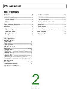 浏览型号AD8616ARMZ-R21的Datasheet PDF文件第2页