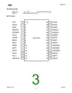 浏览型号AK4127的Datasheet PDF文件第3页
