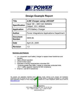 浏览型号DER-56的Datasheet PDF文件第1页