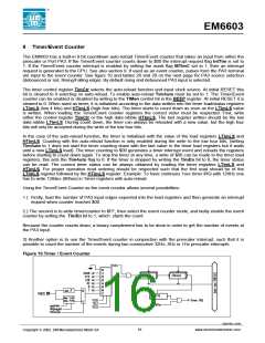 浏览型号EM6603的Datasheet PDF文件第16页