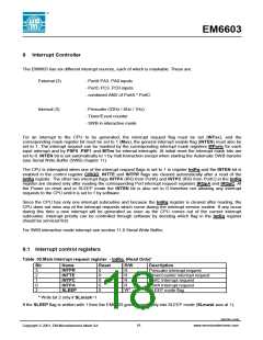 浏览型号EM6603的Datasheet PDF文件第18页
