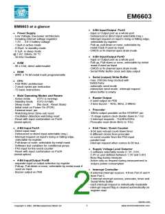 浏览型号EM6603的Datasheet PDF文件第2页
