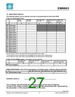 浏览型号EM6603的Datasheet PDF文件第27页